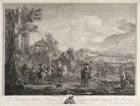 KG 13331
<br/>
Vertrek voor de jacht
<br/>
<em>Lebas, Jacques Philippe (1707-1783)</em>
